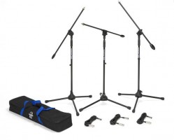 BL3VP - Boom Stand & Cable 3-Pack