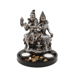 Shiva Family Candle Holder