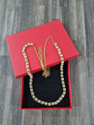 Gold Diamante saree belt