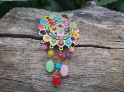 Colourful Saree Pin