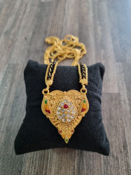 Gold plated Mangalasutra with Diamante