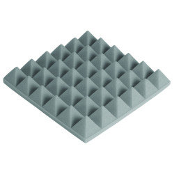 Acoustic Panel 300 X 300 Pyramid - Light Grey 12 Pieces