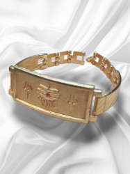 Shiv Bracelet Plated Gold